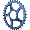 Race Face Chainrings & Accessories|Narrow-Wide CINCH Direct Mount Chainring (Blue) (1 x 9-12 Speed) (Single) (26T) (3mm Offset/Boost)