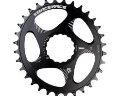 Race Face Chainrings & Accessories|Narrow-Wide Oval CINCH Direct Mount Chainring (Black) (1 x 9-12 Speed) (Single) (28T) (3mm Offset/Boost)