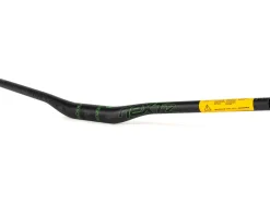 Race Face Handlebars|NEXT R Carbon Riser Bar (Black/Green) (35.0mm) (20mm Rise) (800mm) (5/8° Sweep)