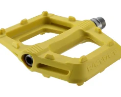 Race Face Pedals & Cleats|Ride Composite Platform Pedals (Yellow)