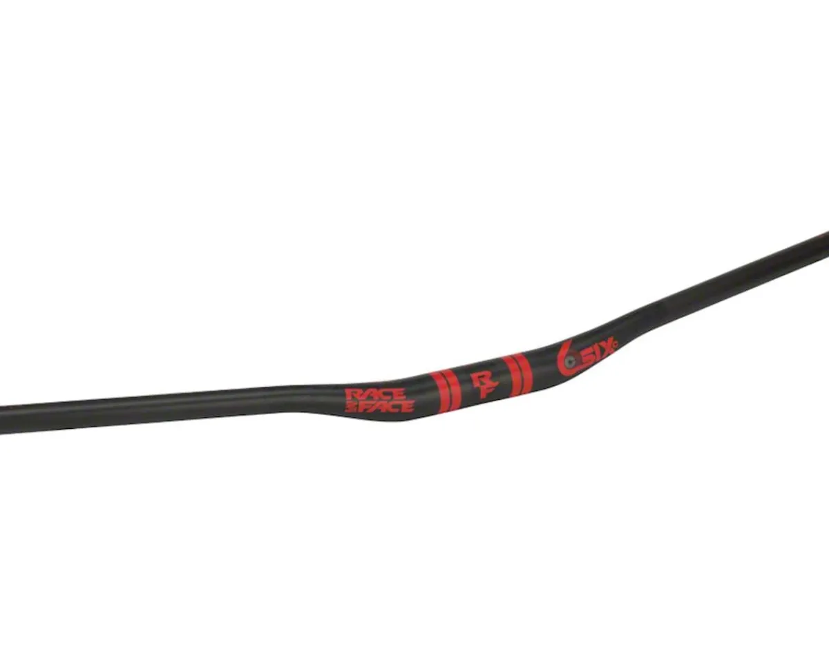 Race Face Handlebars|SIXC Carbon Riser Handlebar (Red) (35.0mm) (20mm Rise) (820mm) (5/8° Sweep)