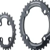 Race Face Chainrings & Accessories|Turbine 11 Speed Chainrings (Black) (2 x 11 Speed) (64/104mm BCD) (Inner & Outer) (34/24T)
