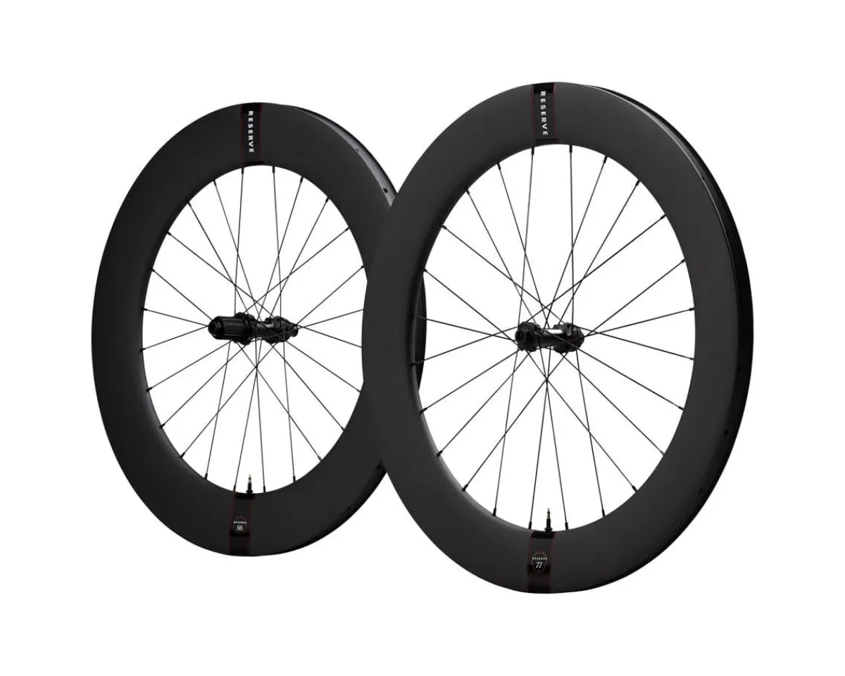 Reserve Wheels Wheels & Parts|77/88 Turbulent Aero Wheelset (Carbon) (Centerlock) (Shimano HG 11/12) (DT 240 Hubs)