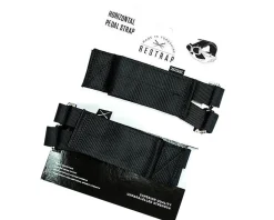 Restrap Pedals & Cleats|Pedal Straps (Black) (Horizontal) (Pair)