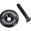 Reverse Components Headsets & Spacers|Alloy Ahead Top Cap with Screw (Black)