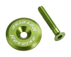 Reverse Components Headsets & Spacers|Alloy Ahead Top Cap with Screw (Light Green)
