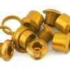Reverse Components Chainrings & Accessories|Chainring Bolt Set (Gold) (4 Pack)