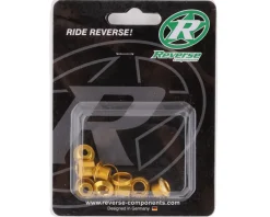 Reverse Components Chainrings & Accessories|Chainring Bolt Set (Gold) (4 Pack)