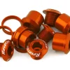 Reverse Components Chainrings & Accessories|Chainring Bolt Set (Orange) (4 Pack)