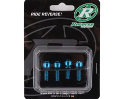 Reverse Components Brakes|Disc Brake Caliper Bolts (Blue) (M6 x 18) (4)