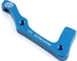 Reverse Components Brakes|Disc Brake Adapters (Blue) (IS Mount | Shimano) (180mm Rear)