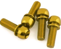 Reverse Components Brakes|Disc Brake Caliper Bolts (Gold) (M6 x 18) (4)