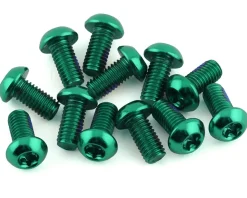 Reverse Components Brakes|Disc Rotor Bolts (Green) (M5 x 10) (12)