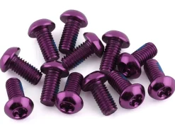 Reverse Components Brakes|Disc Rotor Bolts (Purple) (M5 x 10) (12)