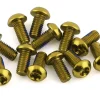 Reverse Components Brakes|Disc Rotor Bolts (Gold) (M5 x 10) (12)