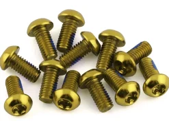 Reverse Components Brakes|Disc Rotor Bolts (Gold) (M5 x 10) (12)