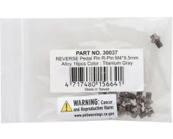 Reverse Components Pedals & Cleats|R-Pins M4 Pedal Pins (Grey) (16 Pack) (Escape + Escape Pro) (Aluminum)
