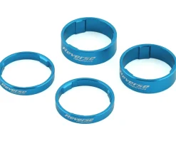 Reverse Components Headsets & Spacers|Ultralight Headset Spacer Set (Light Blue) (4)