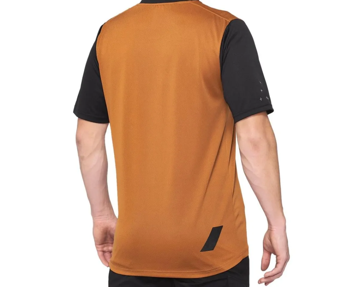 1 Clothing Sale|Jerseys|00% Ridecamp Men's Short Sleeve Jersey (Terracotta/Black) (S)