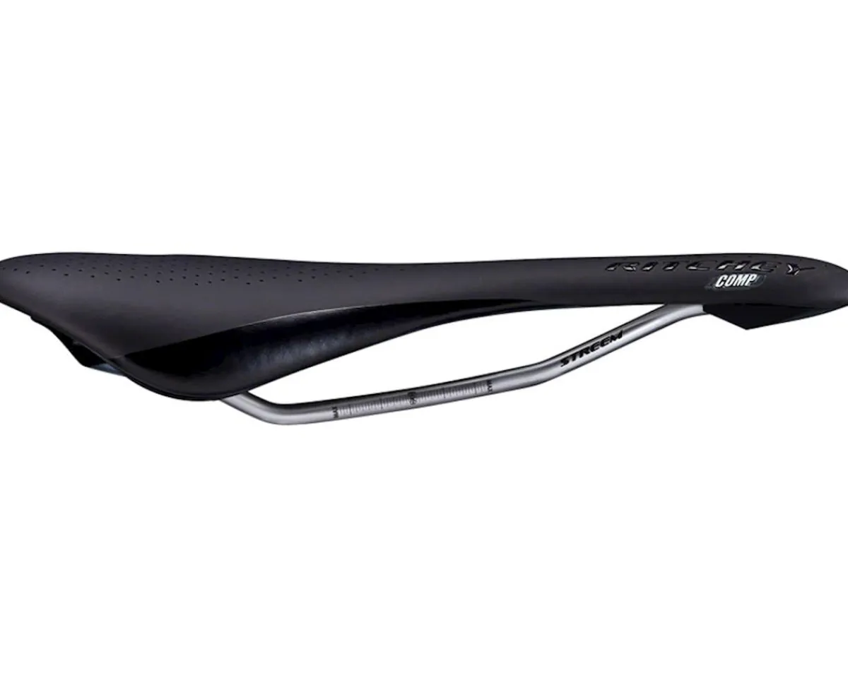 Ritchey Saddles & Seats|Comp Streem Saddle (Black) (Steel Rails) (132mm)