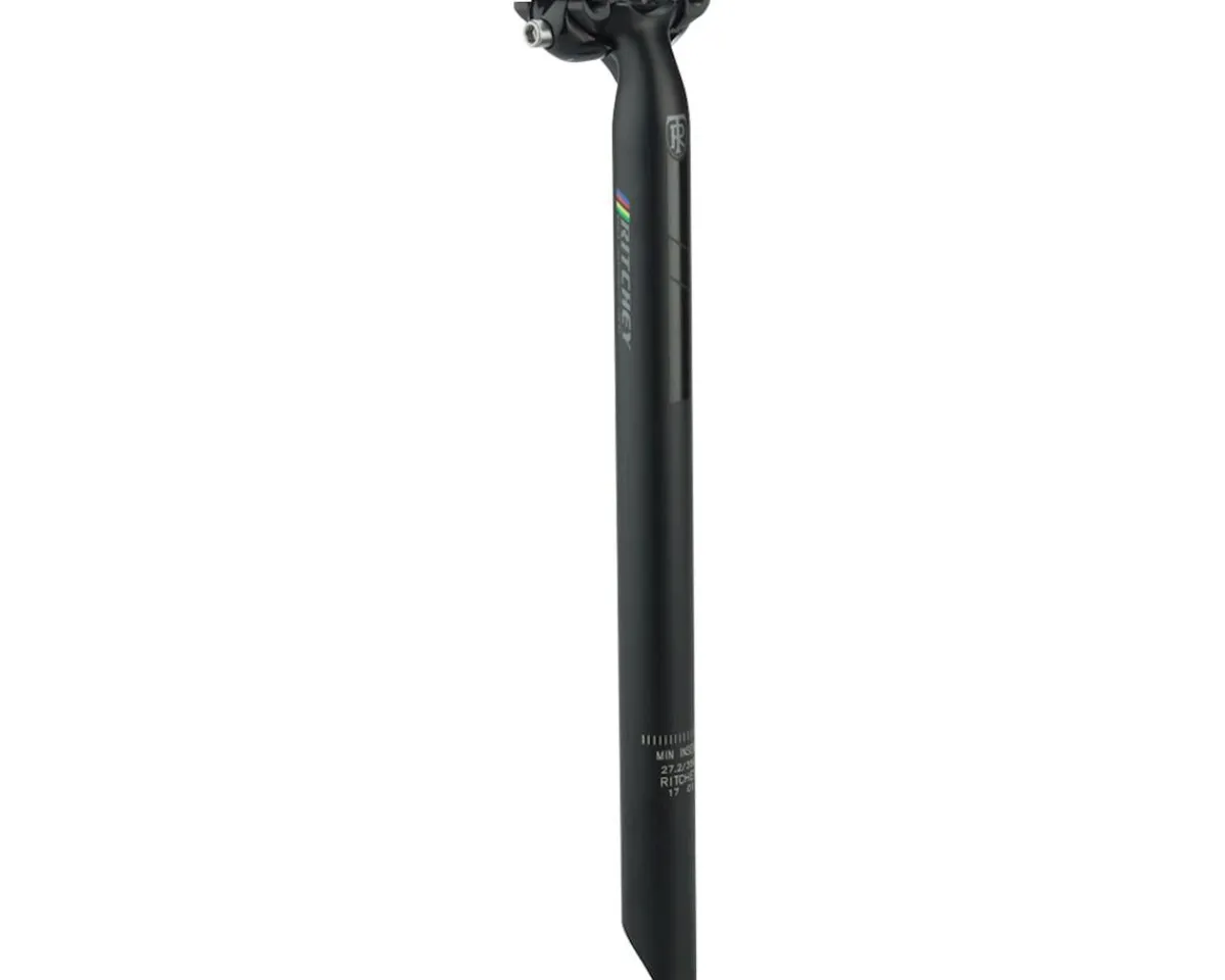 Ritchey Seatposts & Clamps|WCS 1-Bolt Seatpost (Matte Black) (27.2mm) (350mm) (20mm Offset)