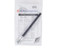 Robert Axle Project Wheels & Parts|Racks, Fenders, & Trailers|Kid Trailer 12mm Thru Axle (Black) (169, 175 or 183mm) (M12 x 1.0)