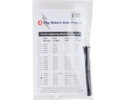 Robert Axle Project Wheels & Parts|12mm Front Lightning Bolt Thru Axle (Black) (120mm) (M12 x 1.5)