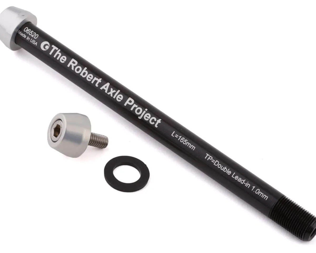 Robert Axle Project Wheels & Parts|Indoor Trainers|12mm Trainer Thru-Axle (Black) (Mavic) (165mm)