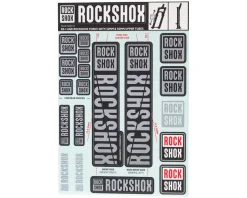 RockShox Frame Protection & Decals|Decal Kit (30/32mm) (Grey)