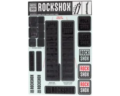 RockShox Frame Protection & Decals|Decal Kit (35m) (Stealth Black)