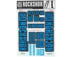 RockShox Suspension|Fork Decal Kit (Blue) (For BoXXER and Domain Forks)