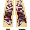 RockShox Suspension|Fork Decal Kit (Gloss Polar Foil/Red) (Lyrik Ultimate) (27.5"/29")