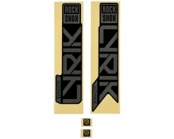 RockShox Frame Protection & Decals|Fork Decal Kit (Lyrik Ultimate) (Gloss Rainbow Foil For High Gloss Black) (27.5/29") (2023+)