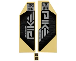RockShox Frame Protection & Decals|Fork Decal Kit (Pike Ultimate) (Matte Silver Foil For Gloss Black) (27.5/29") (2023+)
