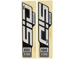 RockShox Frame Protection & Decals|Fork Decal Kit (SID SL Ultimate) (Foil Black) (27.5/29")