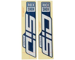 RockShox Frame Protection & Decals|Fork Decal Kit (SID Ultimate) (Foil Blue) (27.5/29")