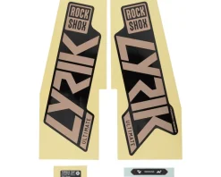 RockShox Frame Protection & Decals|Lyrik Ultimate Decal Kit (Matte Copper for Gloss Black Lowers)
