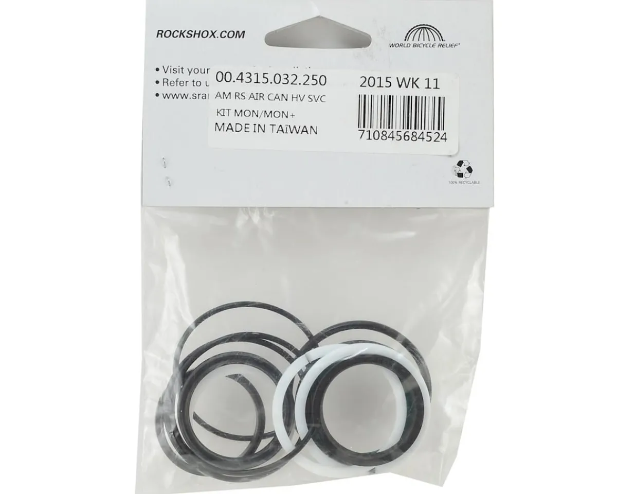 RockShox Suspension|Rear Shock Air Can 50 Hour Basic Service Kit (2012 Monarch/Monarch Plus High Volume)