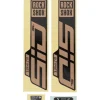 RockShox Frame Protection & Decals|SID SL Ultimate Decal Kit (Matte Copper for Gloss Black Lowers)
