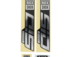RockShox Frame Protection & Decals|SID 35 Ultimate Decal Kit (Gloss Rainbow Foil for Gloss Black Lowers) (27.5"/29")