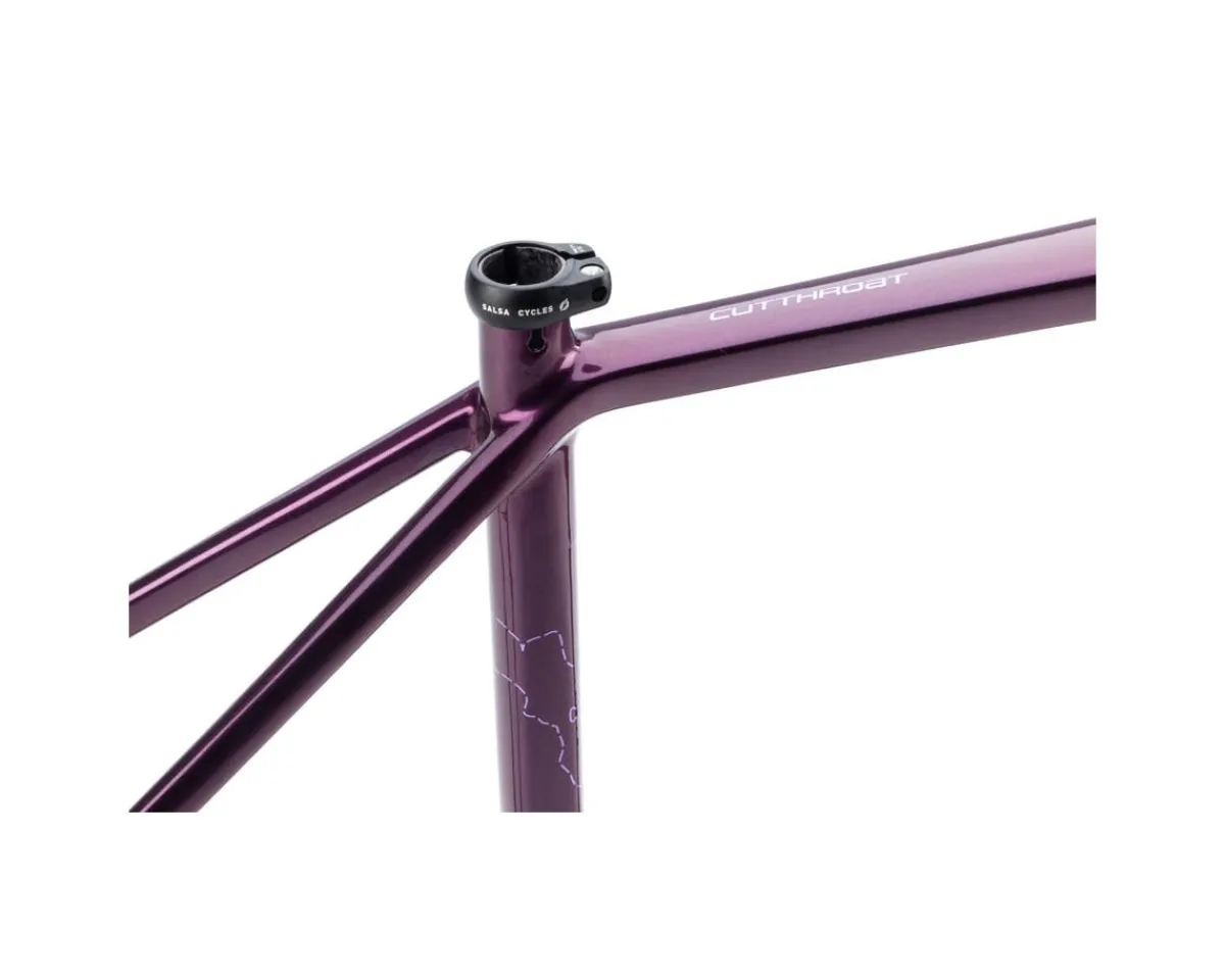Salsa Frames|Gravel Bikes|Cutthroat C Carbon Frameset (Deep Orchid) (56cm)