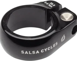 Salsa Seatposts & Clamps|Lip-Lock Seat Collar (Black) (28.8mm)