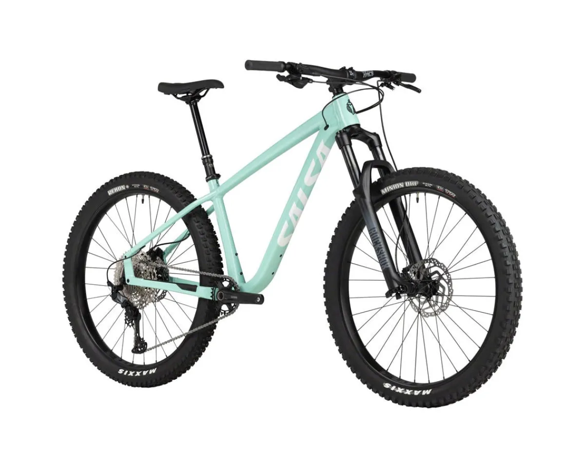 Salsa Mountain Bikes|Timberjack SLX 27.5+ Hardtail Mountain Bike (Mint Green) (M)