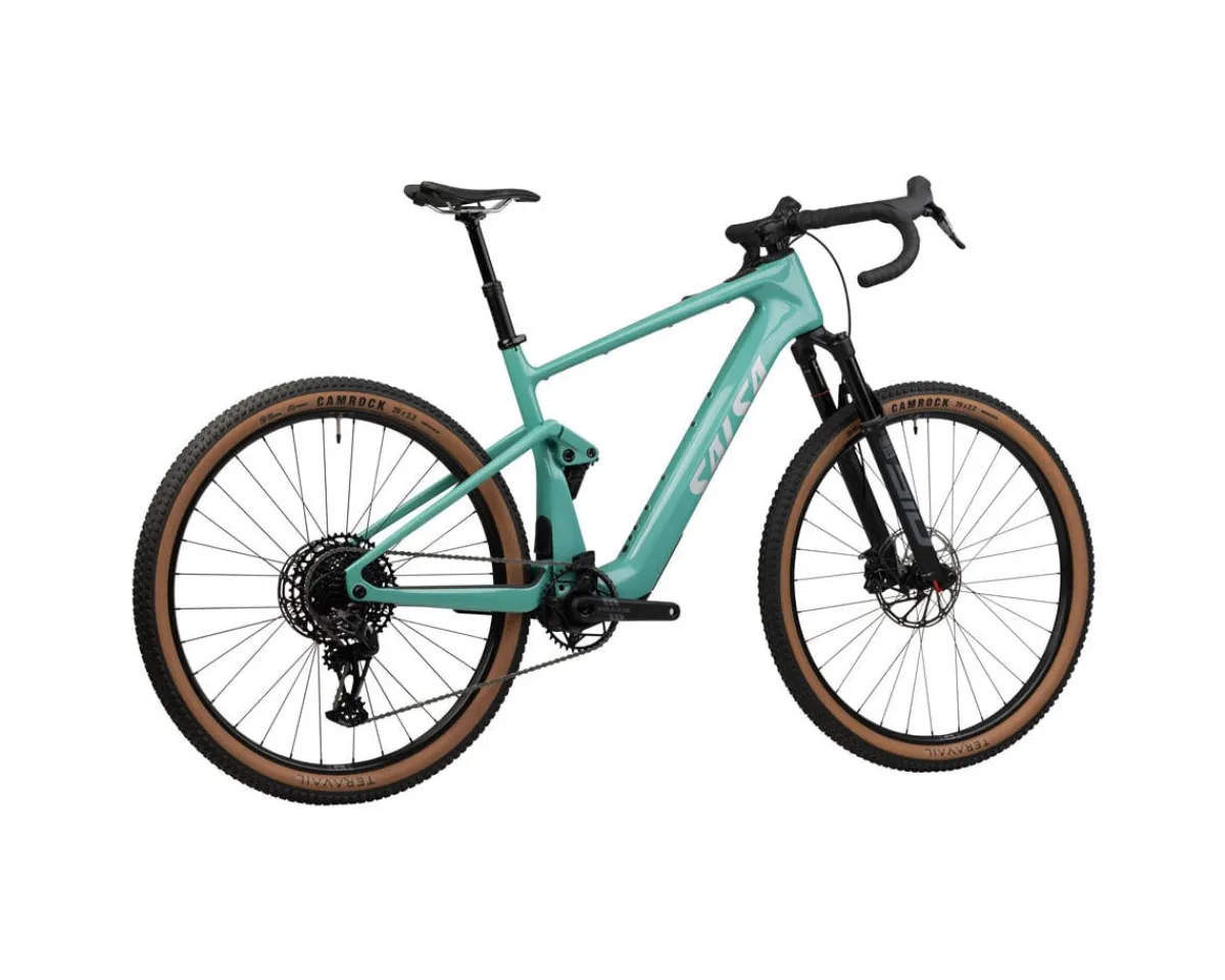 Salsa Gravel Bikes|E-Bikes|Wanderosa C Apex Eagle (Sea Green) (XL)