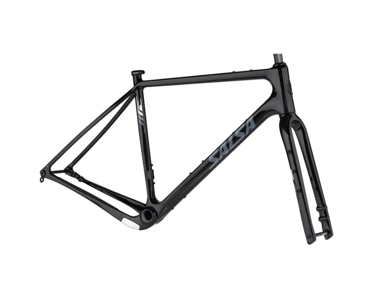 Salsa Frames|Gravel Bikes|Warbird C Carbon Gravel Frameset (Black) (49cm)