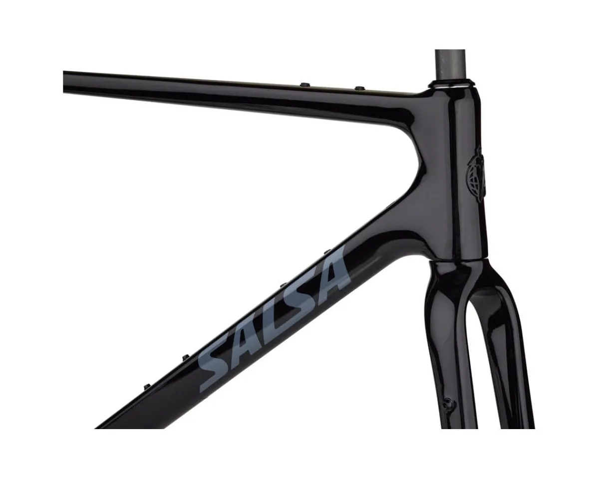 Salsa Frames|Gravel Bikes|Warbird C Carbon Gravel Frameset (Black) (49cm)