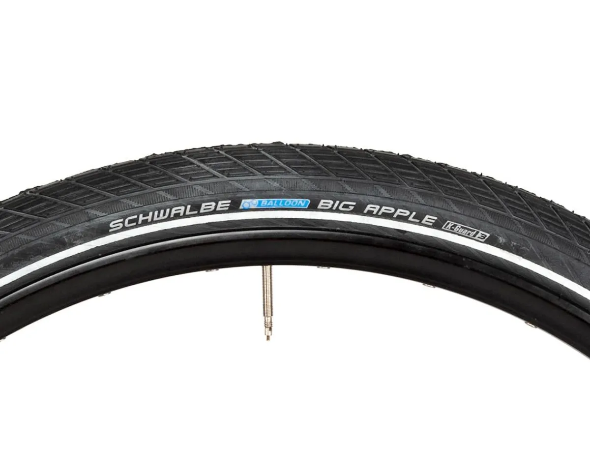 Schwalbe Tires|Big Apple Kevlar Guard Tire (Black) (700c) (50mm) (Wire)