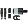 Schwalbe Tire & Tube Accessories|Tubeless Tire Tools|Clik Conversion Kit For Presta Valves w/ Clik Pump Head Adapter (Black) (Pair)