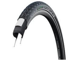 Schwalbe Tires|Delta Cruiser Plus Tire (Black/Reflective) (Wire) (Green Compound) (PunctureGuard) (E25) (26") (1.75")