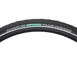 Schwalbe Tires|Energizer Plus E-Bike Tire (Black/Reflective) (Wire Bead) (26") (1.75") (GreenGuard) (E50)